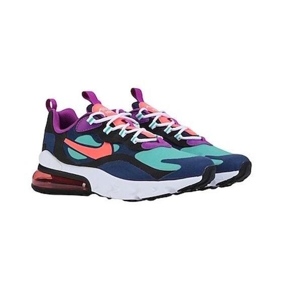Nike Multicolor Air Max 270 React Lace-Up Sneakers Size 6.5 - Picture 9 of 11